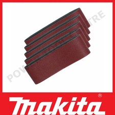 5 X Makita 80 Grit Medium 100mm x 610 4" Belt Sander Sanding Belts for 9401 9404