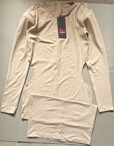 Miss babe beige - babe, bodycon