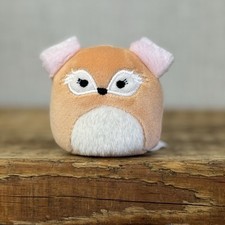 Squishmallow Squishville - Pace Fox Beige Fluffy Ears Fox (Multi Buy Discount)