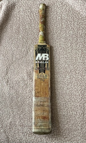 Malik cricket bat gold - malik,