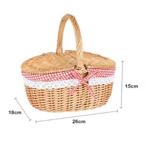 Country style wicker picnic - style,