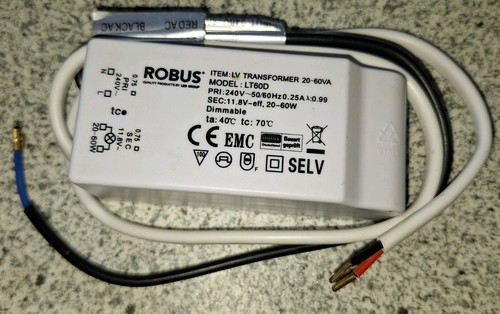 Robus 230v 12v dc - 12v, 20-60w