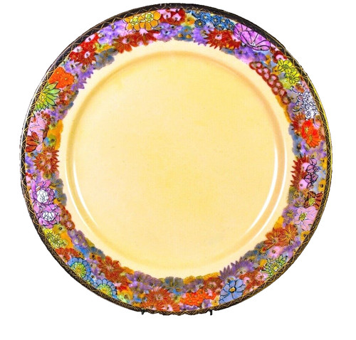 Japanese satsuma plate - japanese, hand