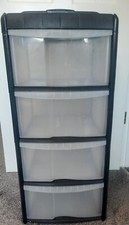 Home  Plastic 4 Drawer Storage Draw Tower Schools, Offices Home Room Toy unit de