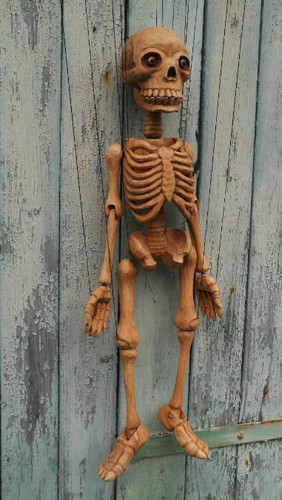 Puppet skeleton handmade - puppet,