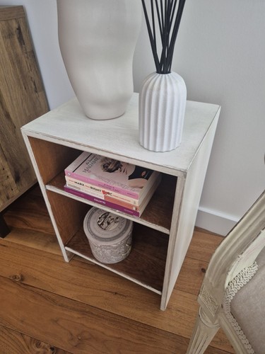 Bed side table shabby - bed,