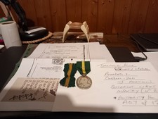 Territorial Force EFFICIENCY MEDAL awarded To CORPORAL 200 J. HORTON