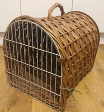 Vintage Wicker Pet Carrier