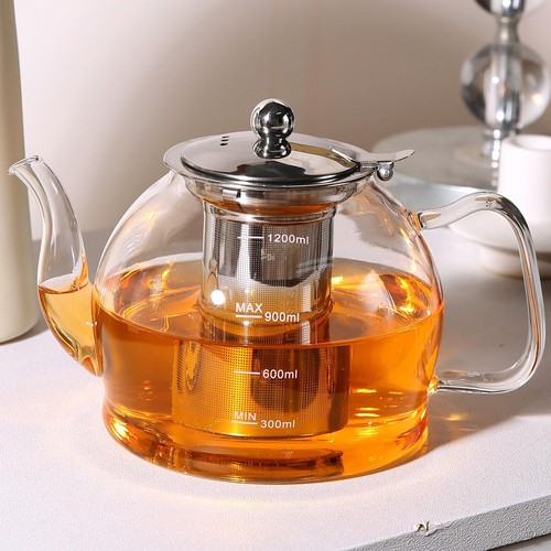 Heat resistance glass teapot - glass,