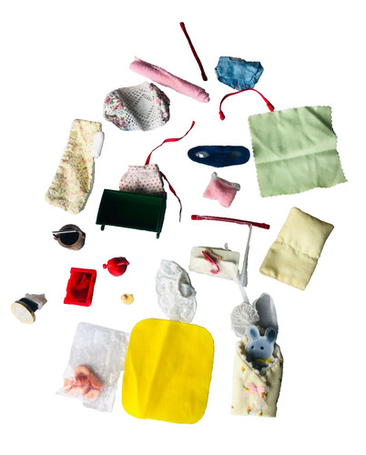Doll clothes parts - doll, random