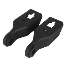 Black Tow Hook Shackle Mounts