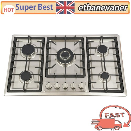 Gas cooktop 90cm stainless - cooktop,