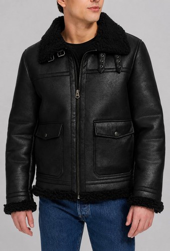 Mens shearling leather - mens,