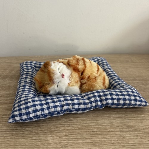Toy sleeping tabby - toy,