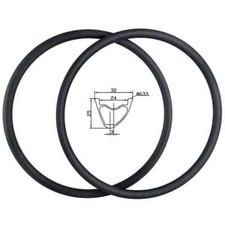 29er Asymmetric Carbon Rims