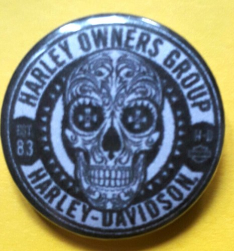 25mm badge harley owners - of,