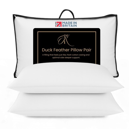 Luxury duck feather pillow - luxury,