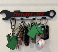 Key Ring rack Hook Holder Snap It On Easy Storage 