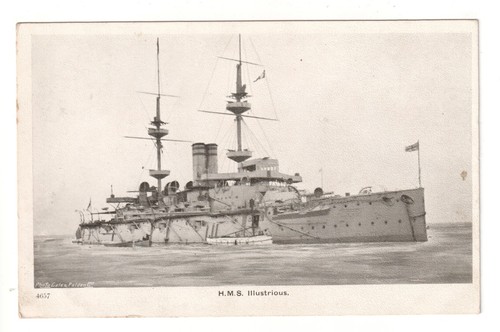 Hms illustrious launched - illustrious, (launched