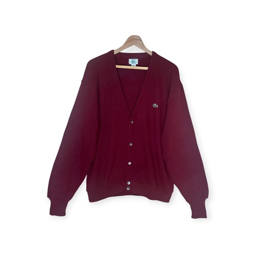 Vintage izod lacoste red orlon - red,