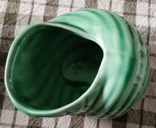 Vintage green glazed ceramic - vintage,,