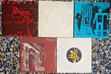 BAUHAUS 5 singles | Dark, Telegram, Passion, Ziggy, Terror | alt goth rock