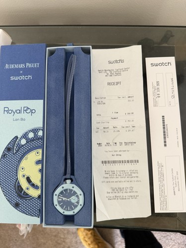 Swatch royal pop lan ba - royal,