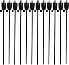 12 Pack Metal Garden Torches