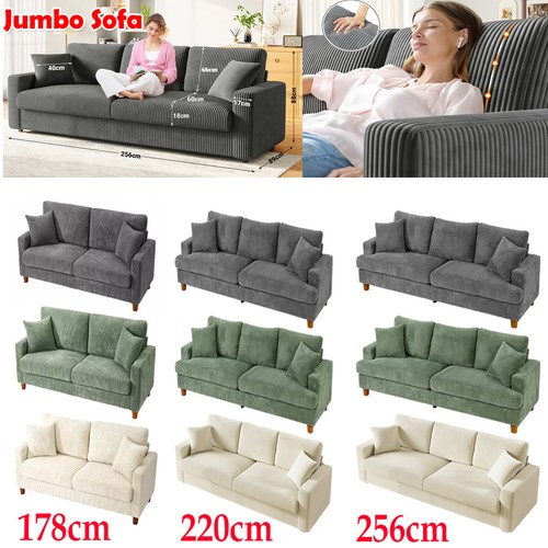 Seater corduroy sofa - 3, /