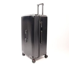 Large trunk suitcase black - large,
