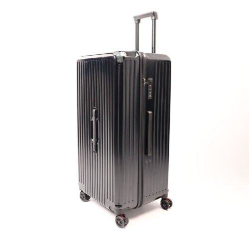 Large trunk suitcase black - large,