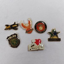 Sew On Pin Badges Metal &