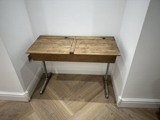 Vintage Double School Desk