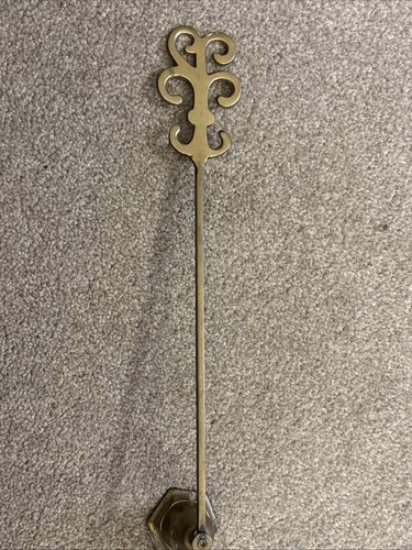 Brass candle snuffer - brass,