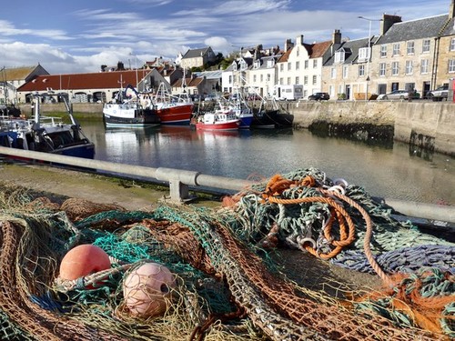 Photo 6x4 pittenweem harbour - photo,