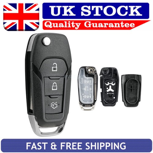 Button flip remote key fob - button,