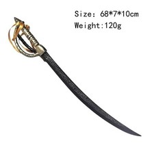 Deluxe pirate sword prop - 2x,