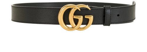 Gucci belt leather black sz - gucci,