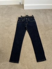 Levi Navy Blue 511 Denim Jeans. Slim Fit Waste 28 To 30