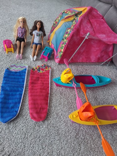 Barbie camping playset with - playset, 2