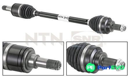 Snr rear right - rear, shaft