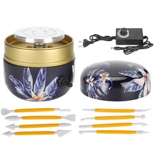 Pottery Machine Potter's Wheel Mini Electric Clay Art Craft DIY Machine for Kid