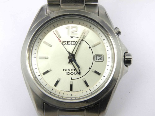 Men seiko 5m62 0cm0 kinetic - men's,