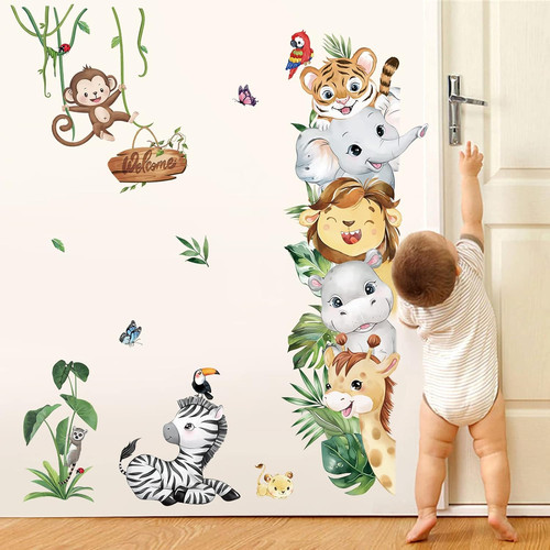 Jungle animals wall decals - animals,