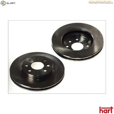 2x BRAKE DISC 214 322 FOR