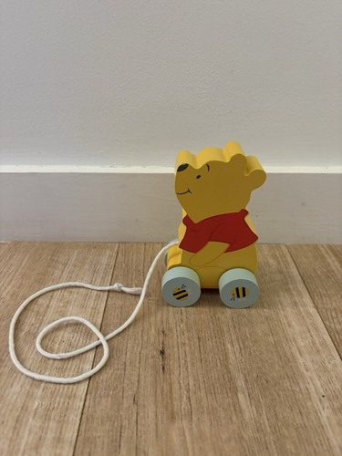 Winnie the pooh wooden - wooden, pull