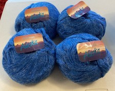 Sunbeam Alaska Brushed Chunky 30% 4x100g Blue Knitting Wool/Yarn