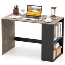 Writing desk with storage - desk,