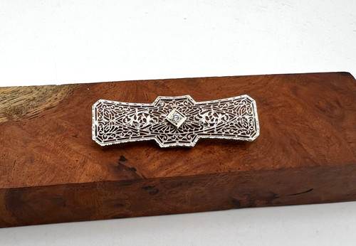 Vintage 14k white gold - vintage,