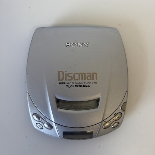Sony discman 193 portable cd - sony,